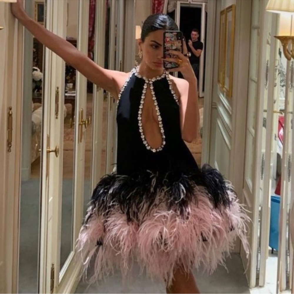 Feather dress